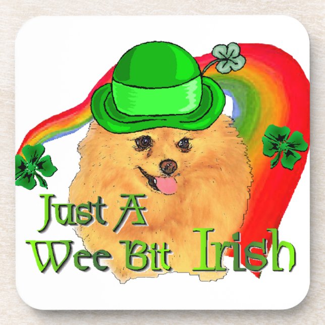 Spitz St Patricks Day Untersetzer (Vorderseite)