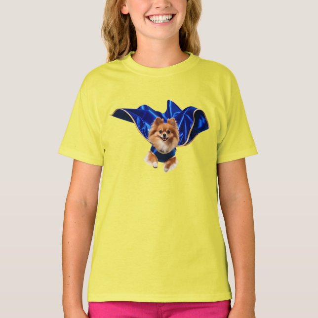 Spitz Superhero Kid's T - Shirt (Vorderseite)