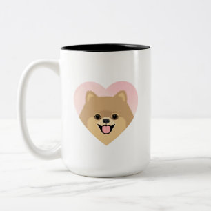 Spitz-Tasse Zweifarbige Tasse