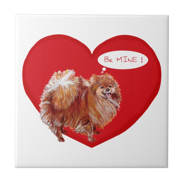 Spitz Valentine Fliese (Vorderseite)