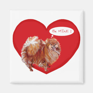 Spitz Valentine Magnet
