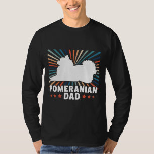 Spitz Vater Vintag Spitz Dog Eigentümer T-Shirt