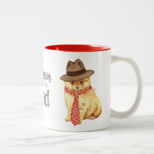 Spitz Vater Zweifarbige Tasse