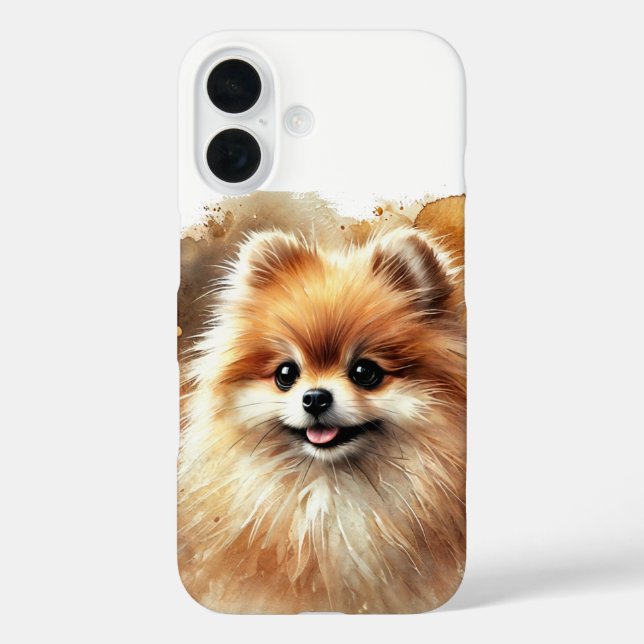 Spitz Wasserfarben Kunst Case-Mate iPhone Hülle (Rückseite)