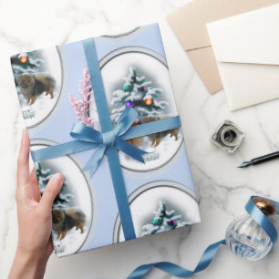 Spitz Weihnachten Geschenkpapier