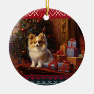 Spitz Weihnachten Keramik Ornament