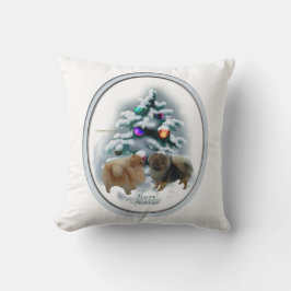 Spitz Weihnachten Kissen