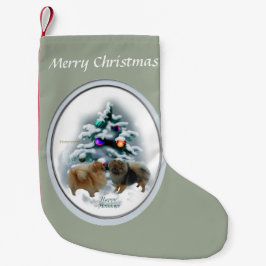 Spitz Weihnachten Kleiner Weihnachtsstrumpf