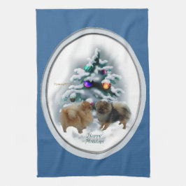 Spitz Weihnachten Küchentuch