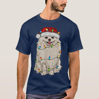 Spitz Weihnachtsbaum Light Pajama Dog Lover X T-Shirt