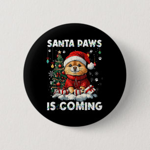 Spitz Weihnachtsbaumdekorationen Hund Lover Xm Button