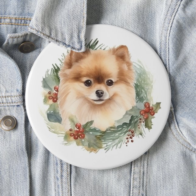 Spitz Weihnachtsfest Button (Beispiel)