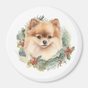 Spitz Weihnachtsfest Magnet