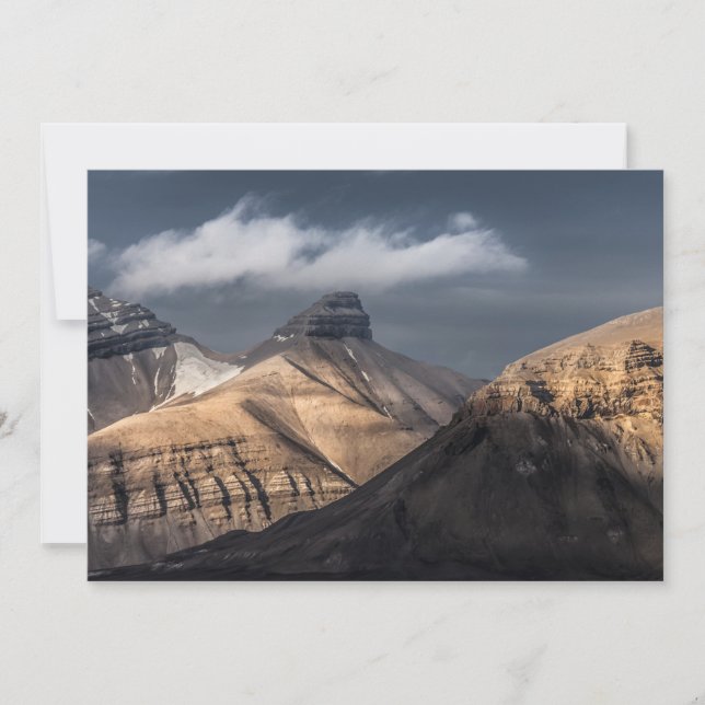 Spitzbergen-Svalbard-Karte (Vorderseite)