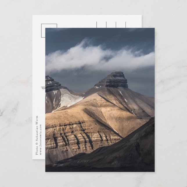 Spitzbergen Svalbard Postkarte (Vorne/Hinten)