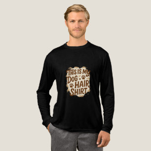 Spitzbübisches "Das ist mein Hundehaare Pullover" Tri-Blend Shirt
