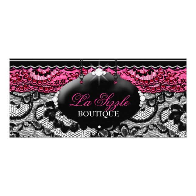 Spitze 311 Lace De Luxe Pink Werbekarte (Vorne)