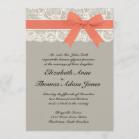 Spitze-Band-graue und korallenrote