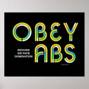 SPITZE befolgen ABS Poster