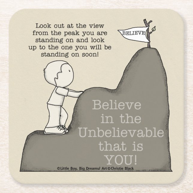 Spitze bis Spitze Rechteckiger Pappuntersetzer (Vorderseite)