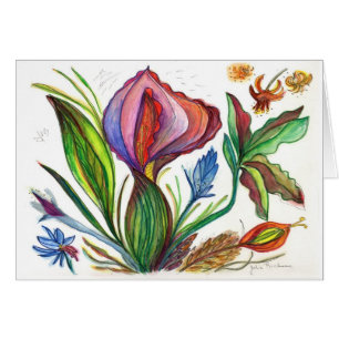 Spitze Blumen-Malerei