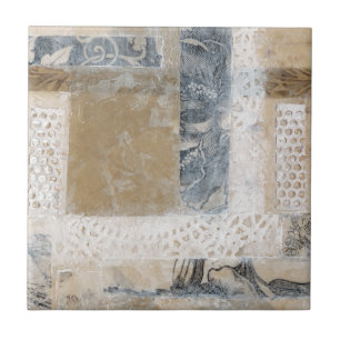 Spitze-Collage II Fliese