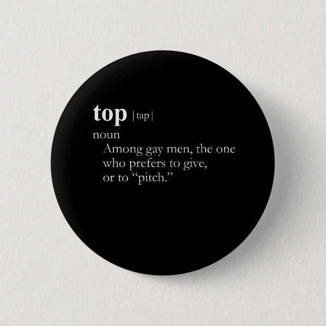 SPITZE (Definition) Button (Vorderseite)