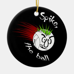 Spitze, der Ball Keramikornament
