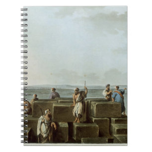 Spitze der ersten Pyramide von Gizah, überziehen 4 Notizblock