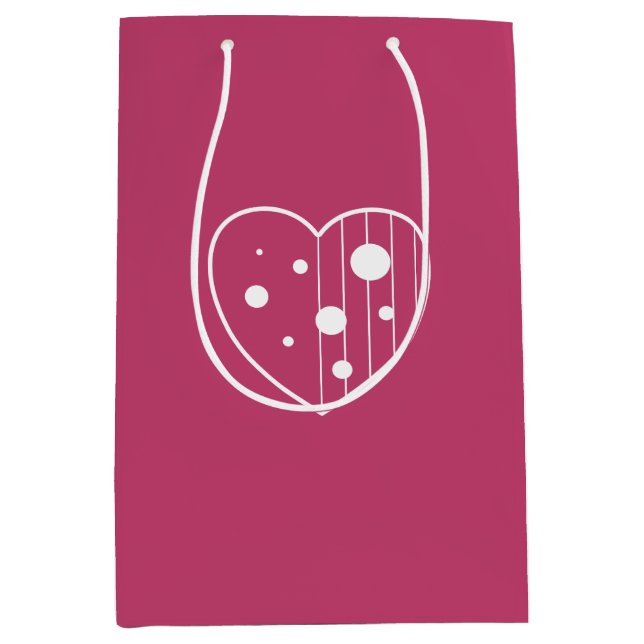 Spitze der Liebe Mittlere Geschenktüte (Vorderseite)