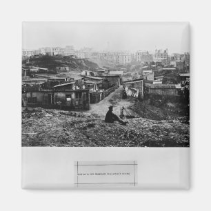 Spitze der Rue Champlain Paris, 1858-78 Magnet