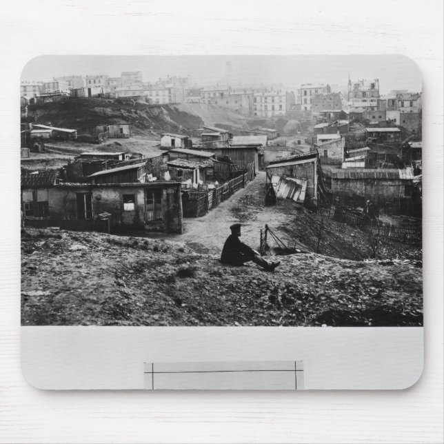 Spitze der Rue Champlain Paris, 1858-78 Mousepad (Vorne)