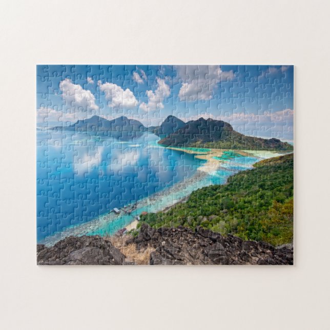 Spitze der schönen Ansicht-| von Bohey Dulang Puzzle (Horizontal)