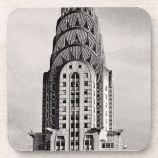 Spitze des Chrysler-Gebäude NYC - B&W Untersetzer