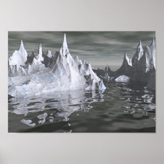 Spitze des Eisbergs Poster
