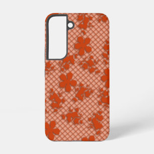 Spitze dunkles Kupfer Blumen Samsung Galaxy S6, Ro Hülle