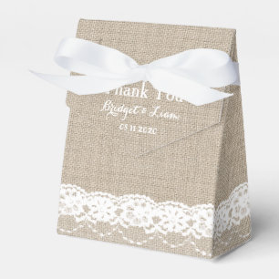 Spitze in Weiß Geschenkbox Geschenkschachtel