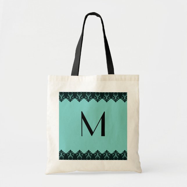 Spitze-Monogramm-Tasche Tragetasche (Vorne)