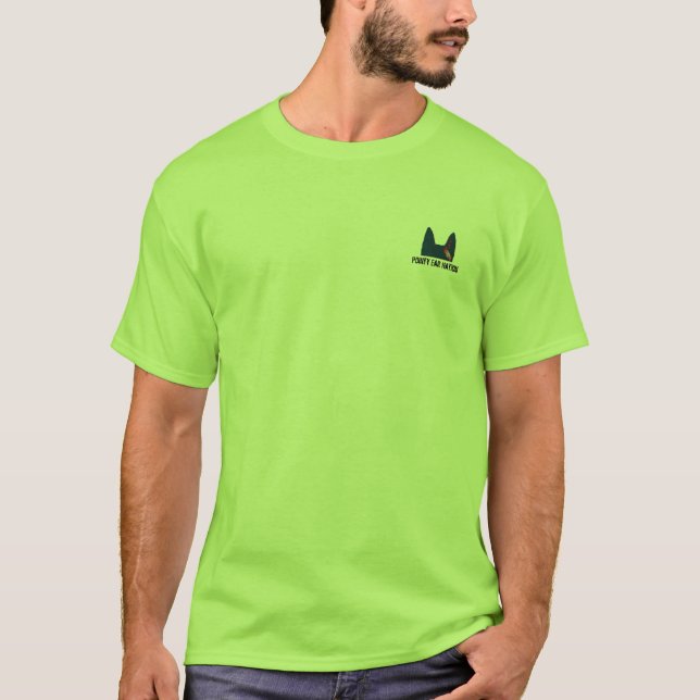 Spitze Ohr-Nation K9 SAR MWD T-Shirt (Vorderseite)