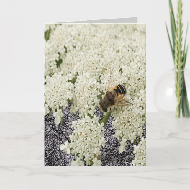 Spitze-Schwarz-Leder-Karte der Dankeskarte (Vorderseite)