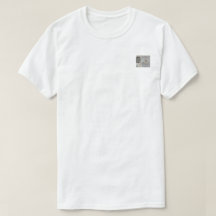 Spitze und Anmut – T-Shirt mit Brustdruck
