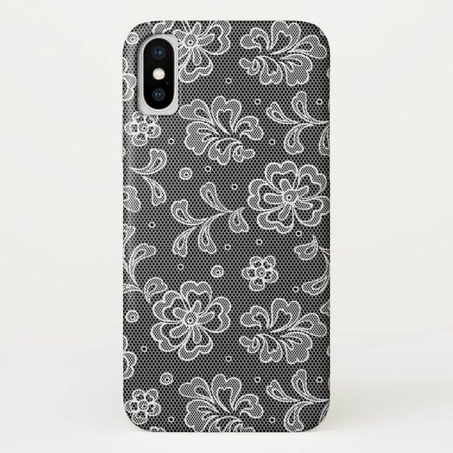 Spitzegewebemuster 1 Case-Mate iPhone hülle (Rückseite)