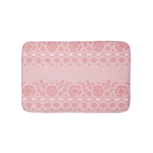 Spitzemuster, Blume Vintage 3 Badematte