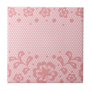 Spitzemuster, Blume Vintage 3 Fliese