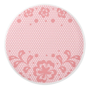 Spitzemuster, Blume Vintage 3 Keramikknauf