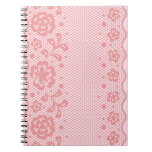 Spitzemuster, Blume Vintage 3 Notizblock