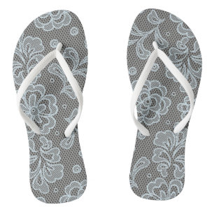 Spitzemuster, Blume Vintage 6 Flip Flops
