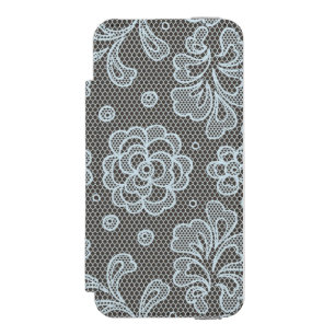 Spitzemuster, Blume Vintage 6 Incipio Watson™ iPhone 5 Geldbörsen Hülle