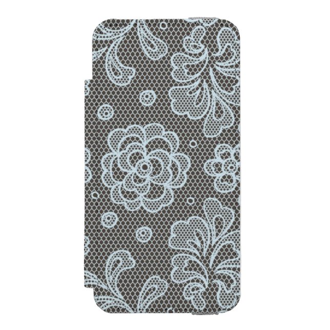Spitzemuster, Blume Vintage 6 Incipio iPhone Geldbeutel-Hülle (Folio Vorderseite)