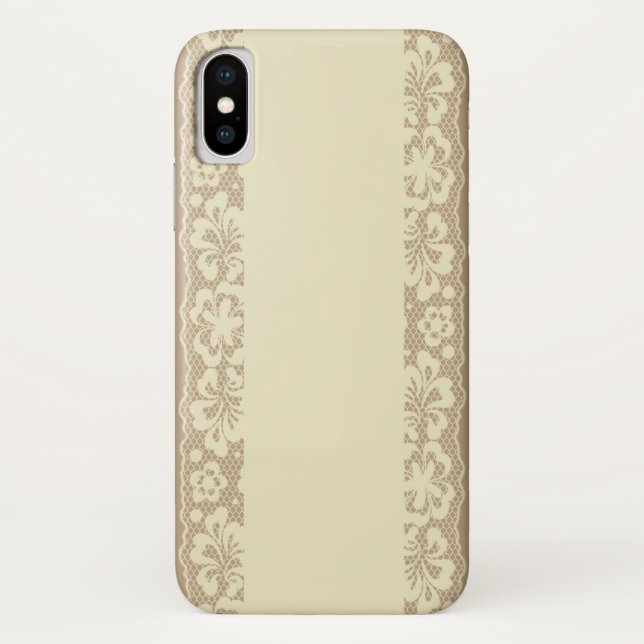 Spitzemuster, Blume Vintage 7 Case-Mate iPhone Hülle (Rückseite)